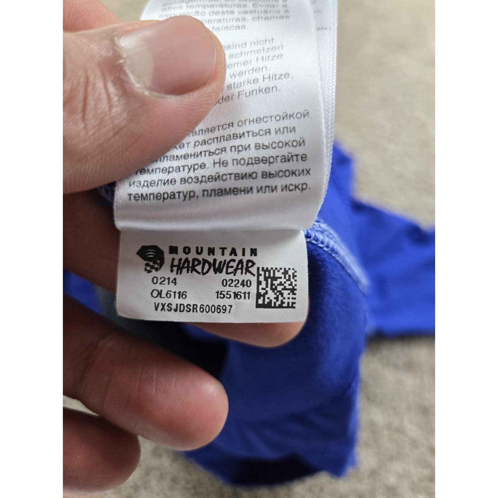 Mountain Hardwear Mountain Hardwear Jacket Womens Medium Blue Stretch Fleece Full Zip Midweight Size M / US 6-8 / IT 42-44 - 7 Thumbnail