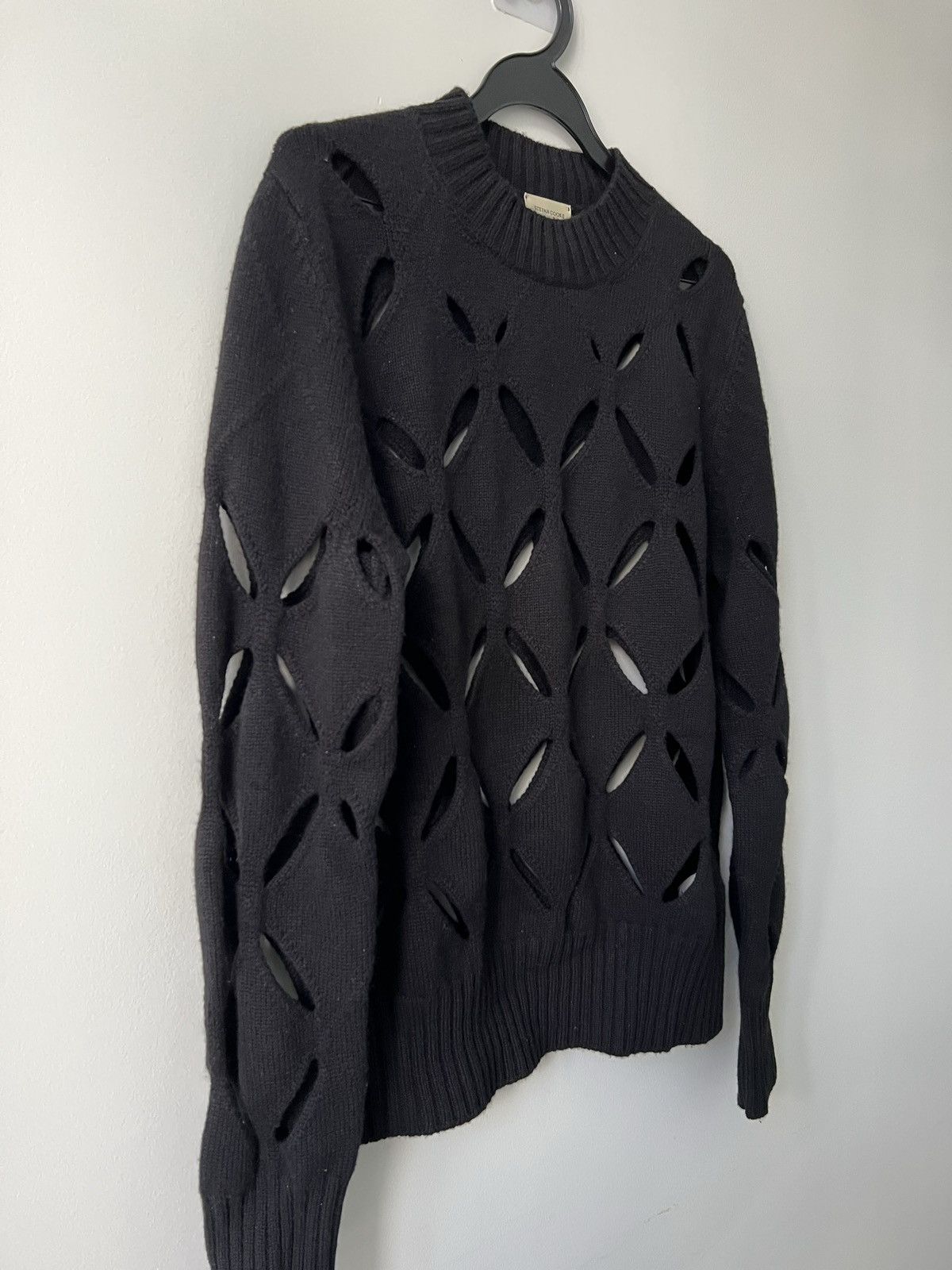 Stefan Cooke STEFAN COOKE SLASH SWEATER (SSENSE EXCLUSIVE) Size US L / EU 52-54 / 3 - 3 Thumbnail