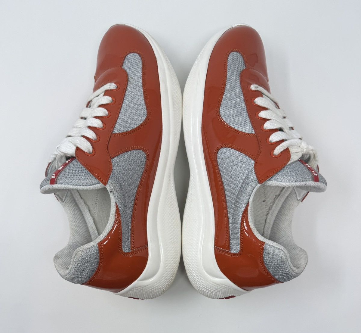 Prada Prada Americas Cup Sneaker Orange Size US 10 / EU 43 - 3 Thumbnail