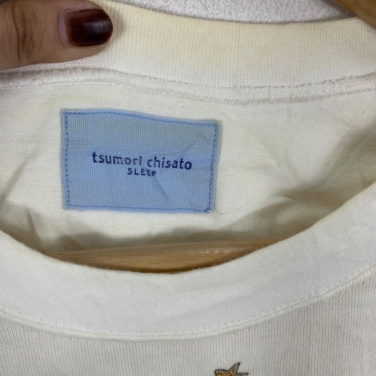 Tsumori Chisato Vintage TSUMORI CHISATO SLEEP Collection AOP Moon Sweatshirt Size L / US 10 / IT 46 - 8 Thumbnail