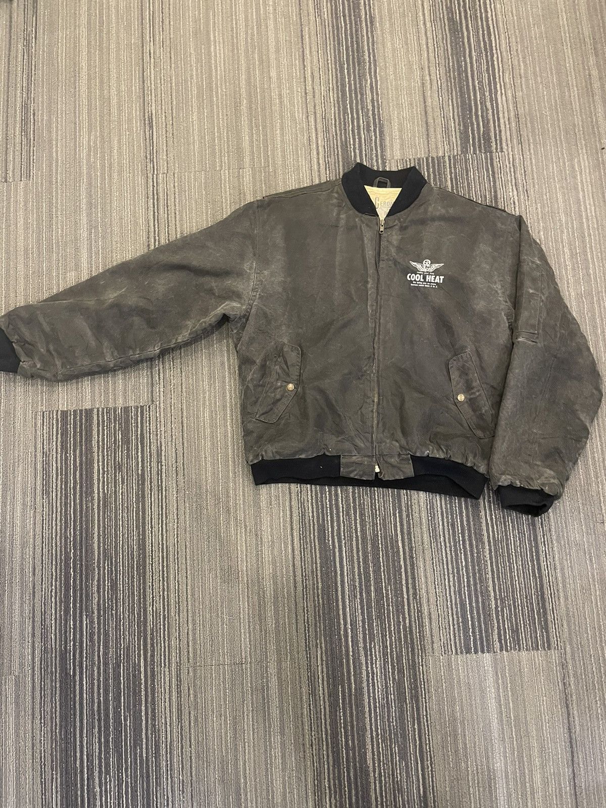 Vintage Bomber Jacket Cool heat Size US L / EU 52-54 / 3 - 5 Thumbnail