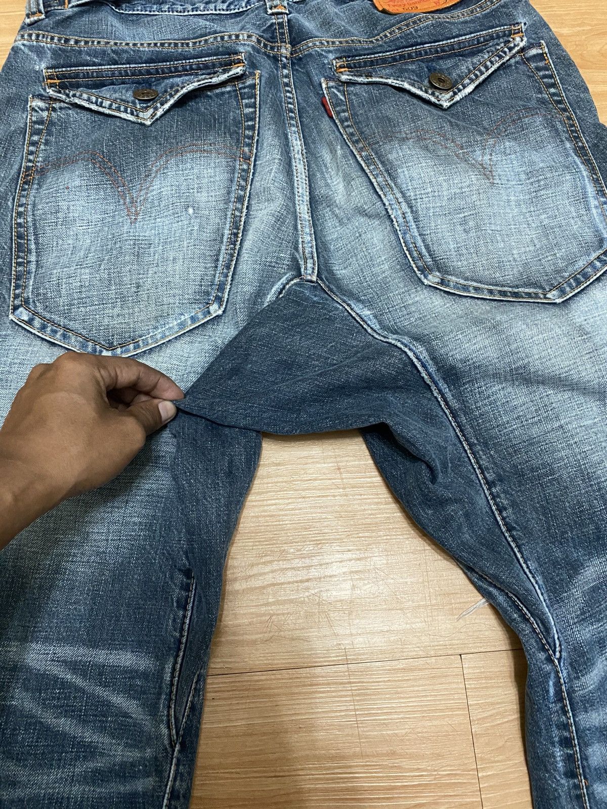 Levi's Distressed denim levis 509 very rare Size US 32 / EU 48 - 7 Thumbnail