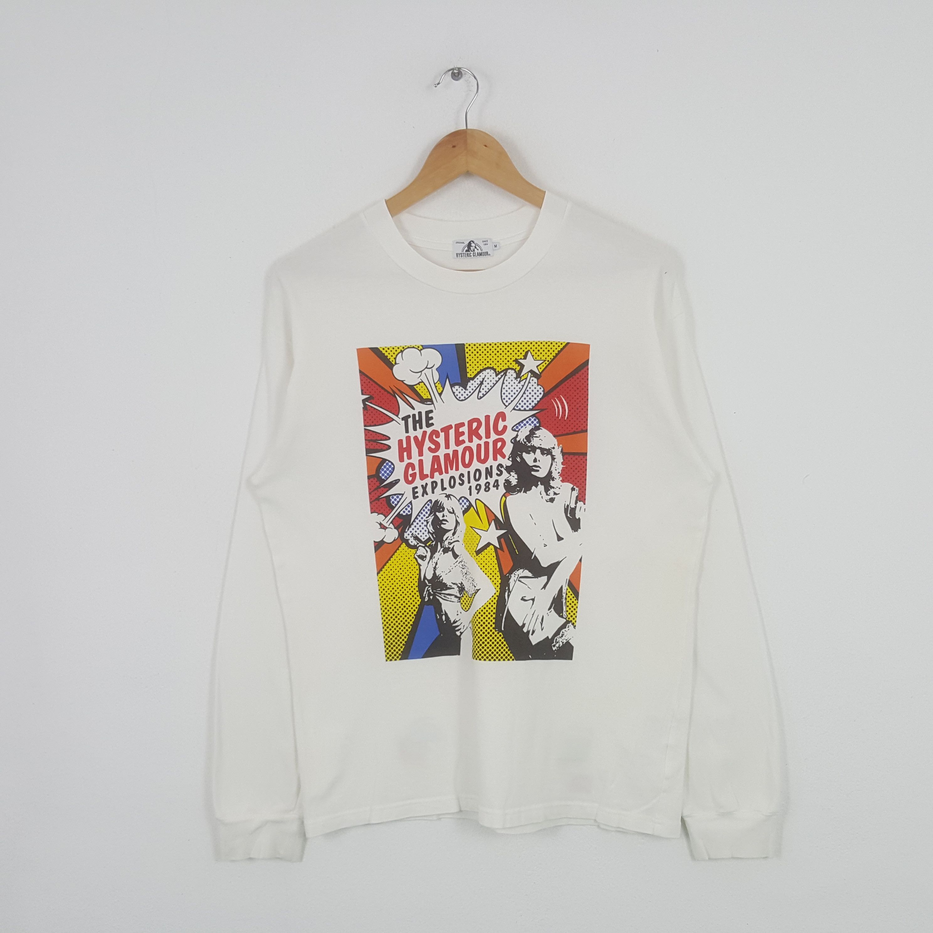 Vintage Hysteric Glamour Japanese Brand Long Sleeve Tshirt