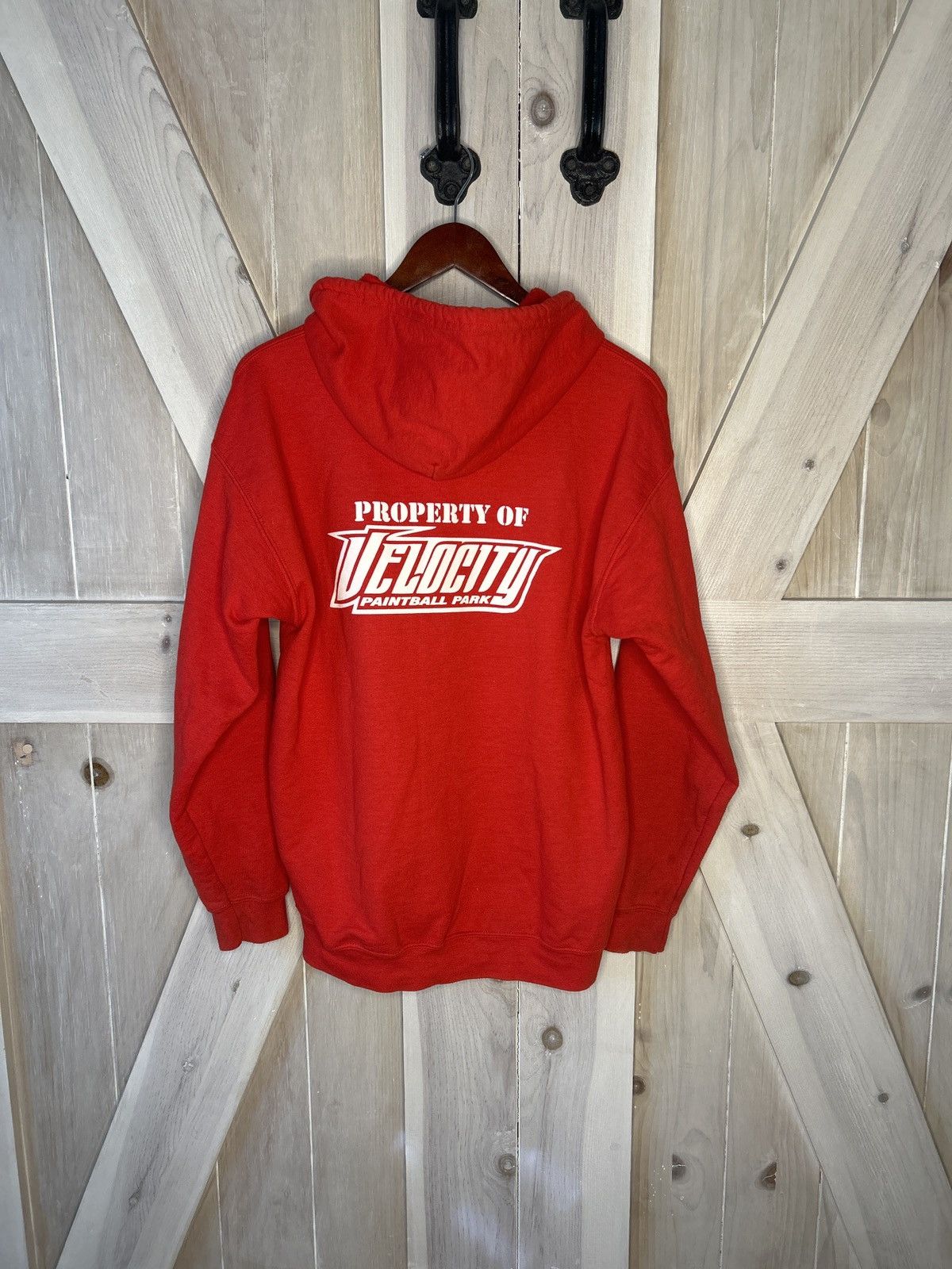 Vintage Vintage Red Zip-Up Hoodie Size US M / EU 48-50 / 2 - 2 Thumbnail