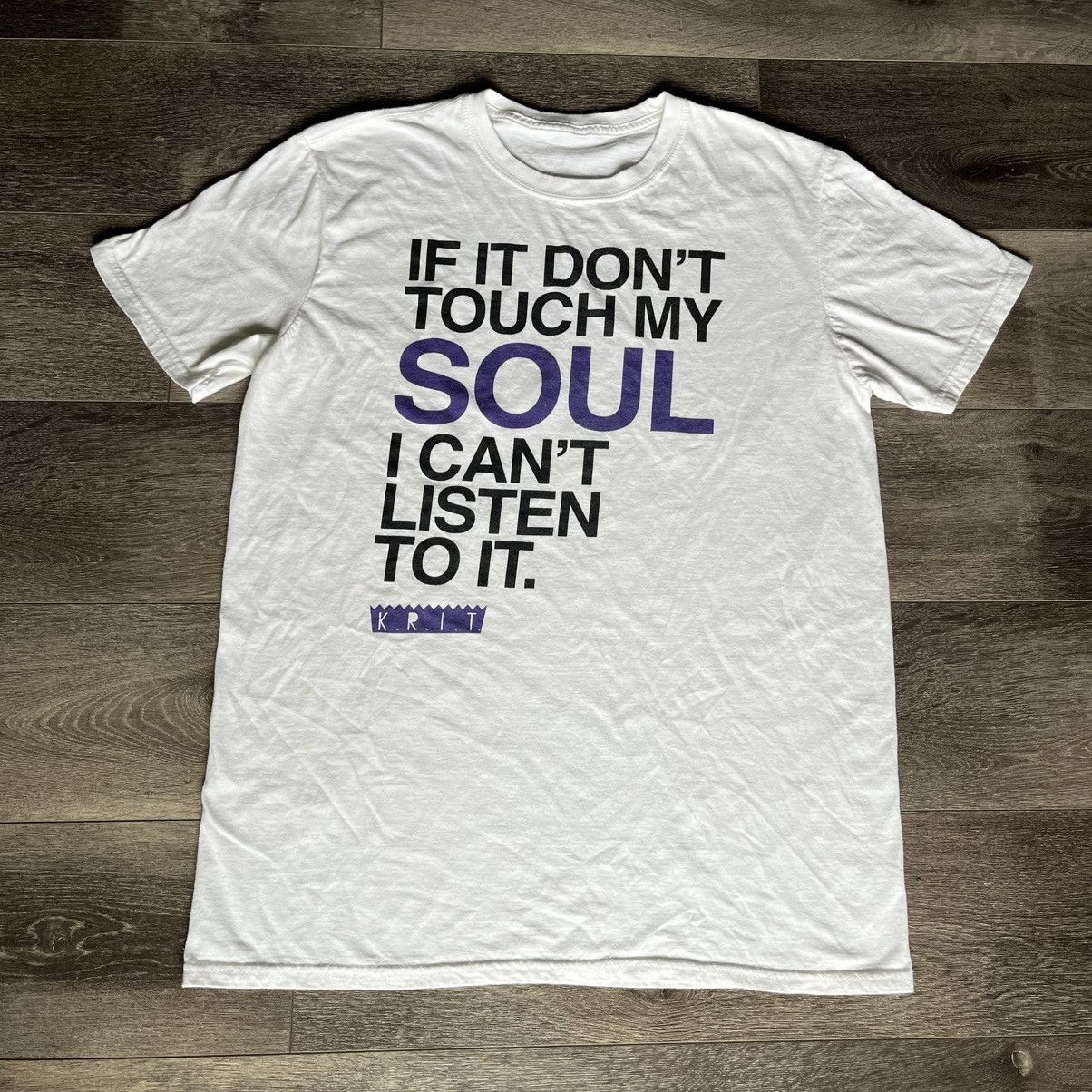 Band Tees × Rap Tees × Vintage Vintage Big K.R.I.T. If it Don’t Touch My Soul Rap Tee Shirt Size US L / EU 52-54 / 3 - 1 Thumbnail