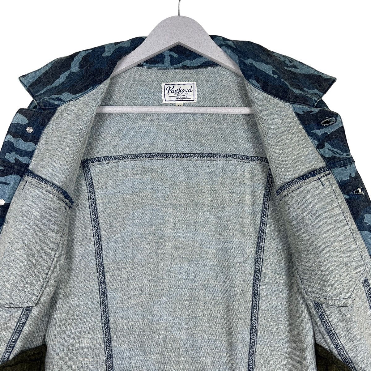 Japanese Brand 🔥 PANHARD UNION MADE CAMO TRUCKER JACKET Size US M / EU 48-50 / 2 - 12 Thumbnail