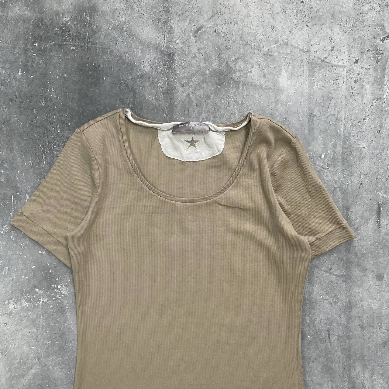 Other Lorena Antoniazzi Scoop Neck T Shirt Women’s Beige Size 44 Size M / US 6-8 / IT 42-44 - 3 Thumbnail