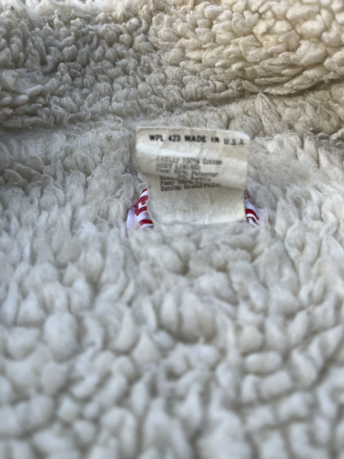 Levi's Vintage Levi’s Orange Tab Sherpa Lined Trucker Jacket 44 Size US M / EU 48-50 / 2 - 5 Thumbnail