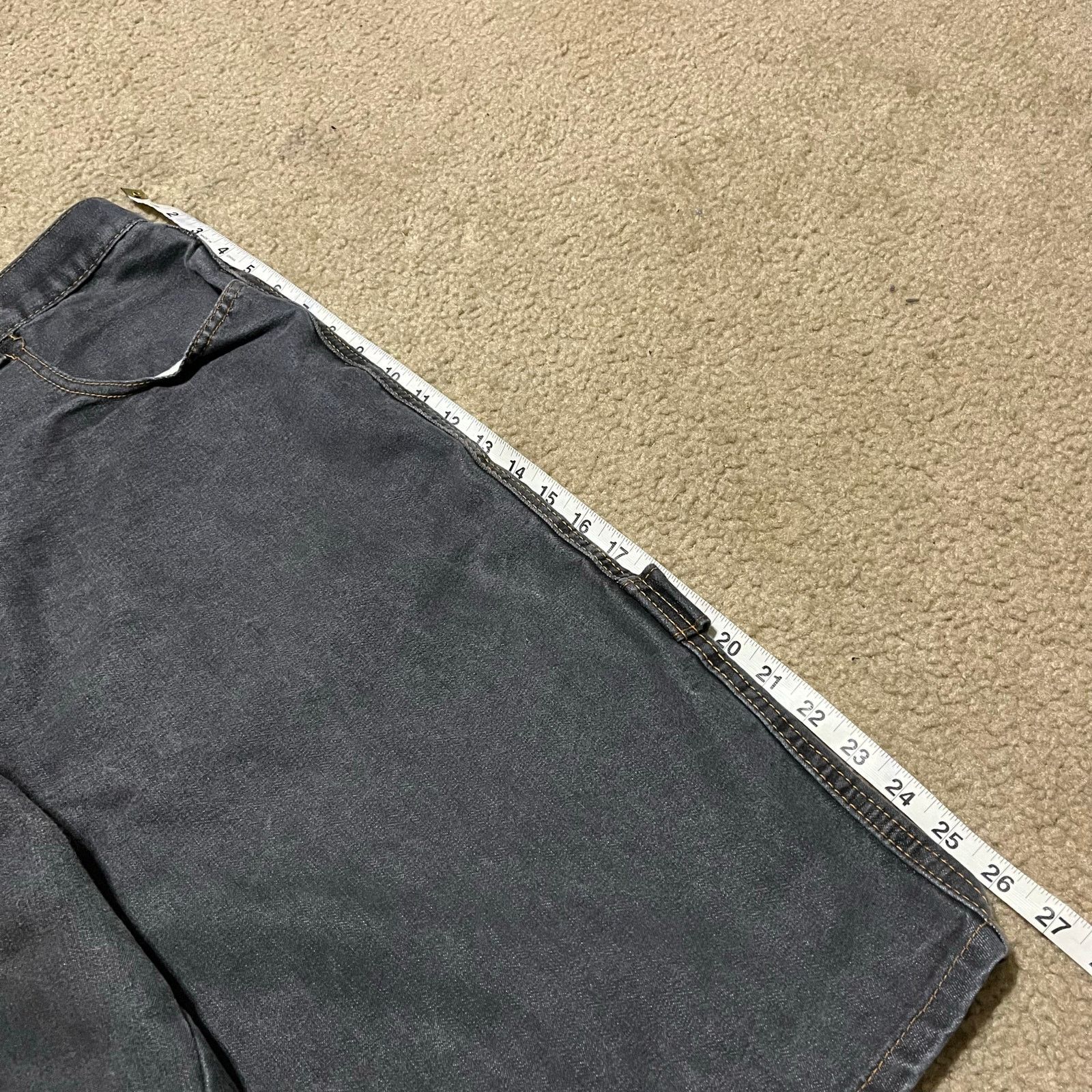 Other Y2K Baggy Skater Big Pocket Long Grey Jorts 32W Size US 32 / EU 48 - 4 Thumbnail