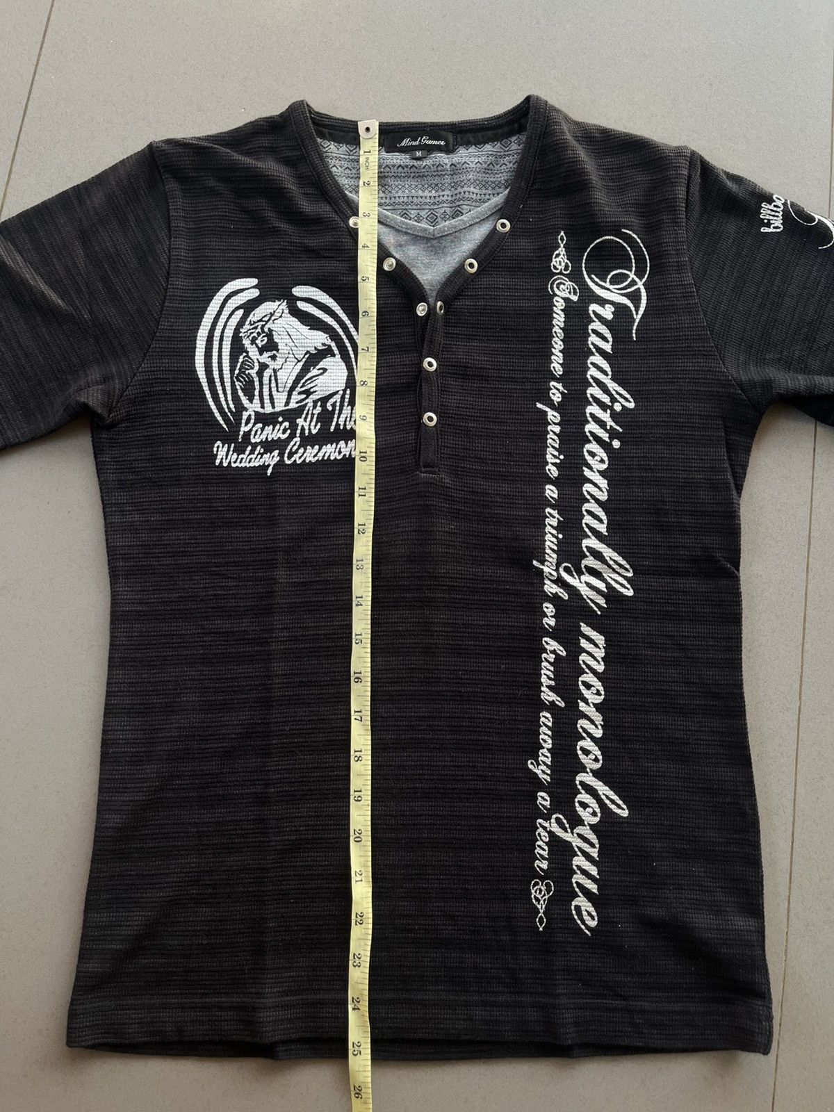 14th Addiction JAPANESE MIND GAMES POEM VKEI GOTHIC PUNK SEDITIONARIES Y2K Size US M / EU 48-50 / 2 - 8 Thumbnail