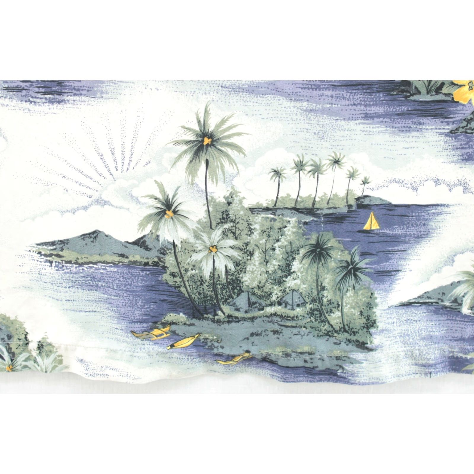Hilo Hattie VINTAGE Hilo Hattie Silk Hawaiian Shirt Men's XL Button-Up Blue Floral Aloha Camp Collar Tropical Luau Beach Wear Size US XL / EU 56 / 4 - 7 Thumbnail