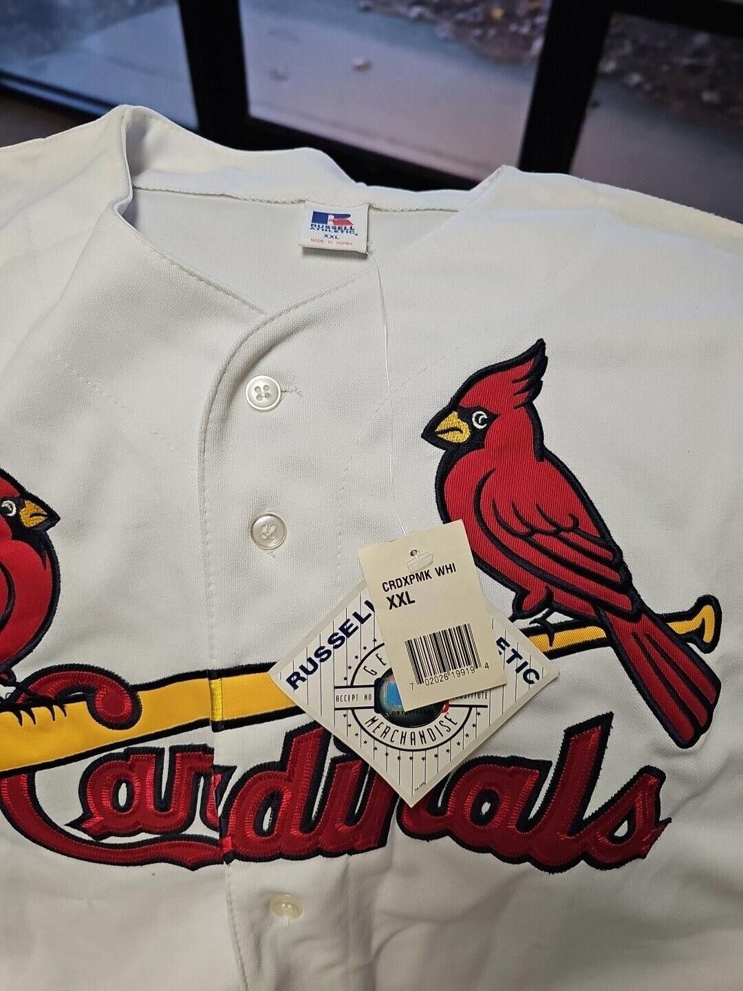 Russell Athletic St Louis Cards Authentic Sewn Jersey Auto Fernando Vina XXL Size ONE SIZE - 3 Thumbnail