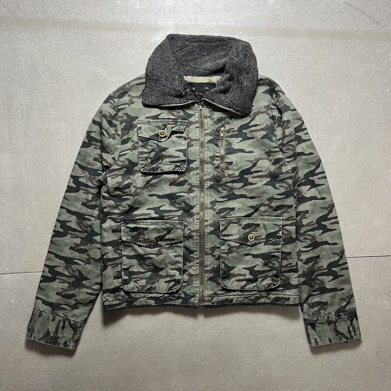 If Six Was Nine × Japanese Brand × Le Grande Bleu (L.G.B.) Japanese Brand Camouflage Multipocket Sherpa Jacket Size US M / EU 48-50 / 2 - 1 Thumbnail