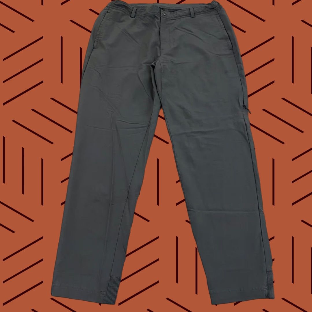 Vintage Mack Weldon Pants Mens Large Dark Gray Tapered Athletic Stretch 30" In Workout Size US 33 - 1 Thumbnail