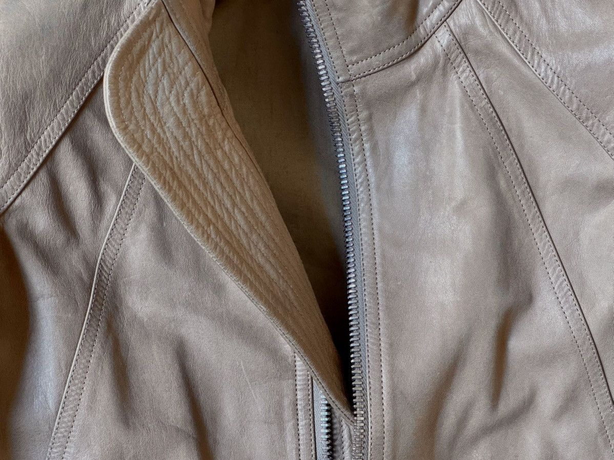 Rick Owens Rick Owen’s dark dust bike leather jacket Size US M / EU 48-50 / 2 - 13 Thumbnail