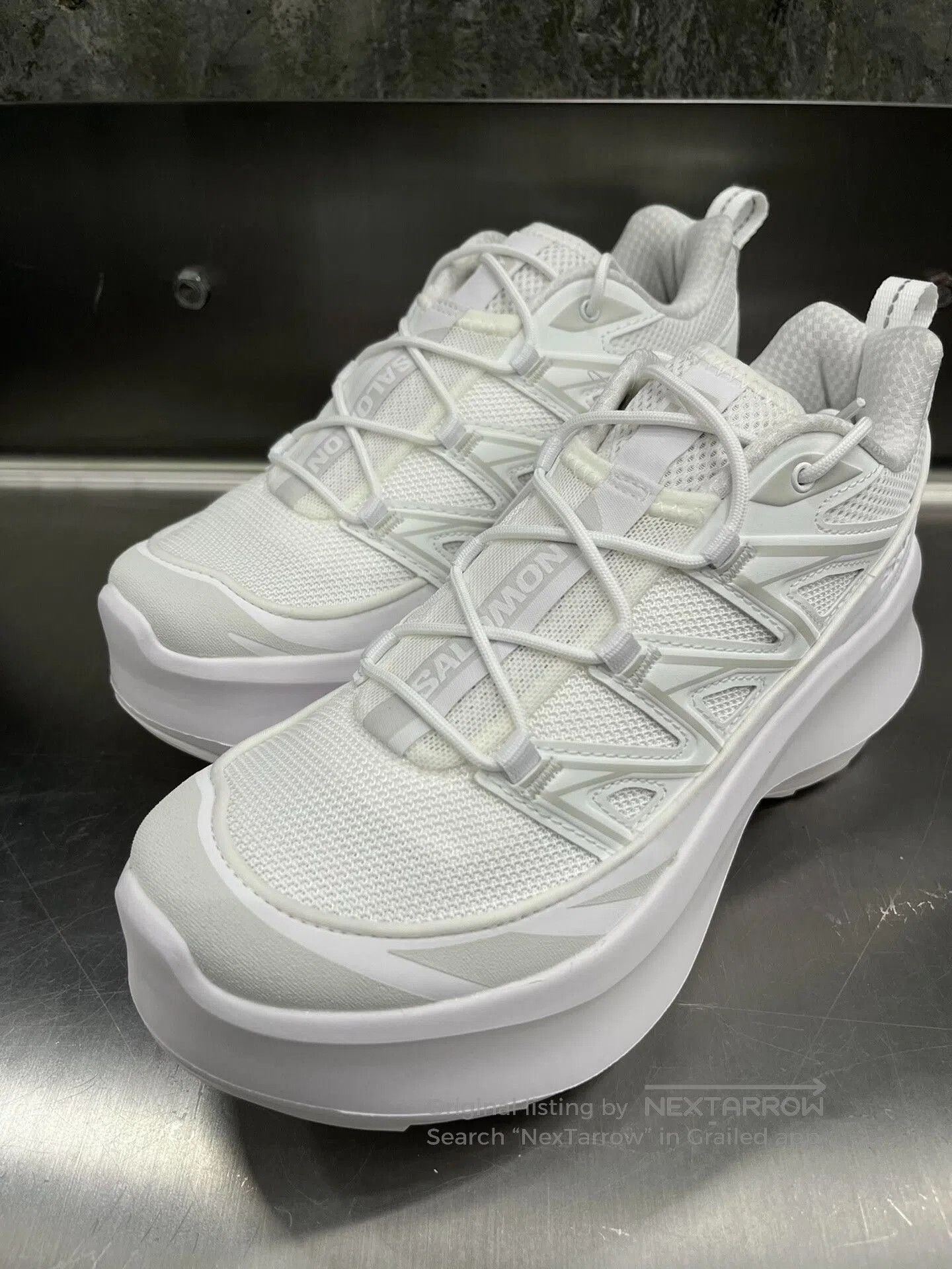 Salomon CDG Salomon White XT6 Elevated Sneakers. Size US 6.5 / IT 36.5 - 2 Thumbnail