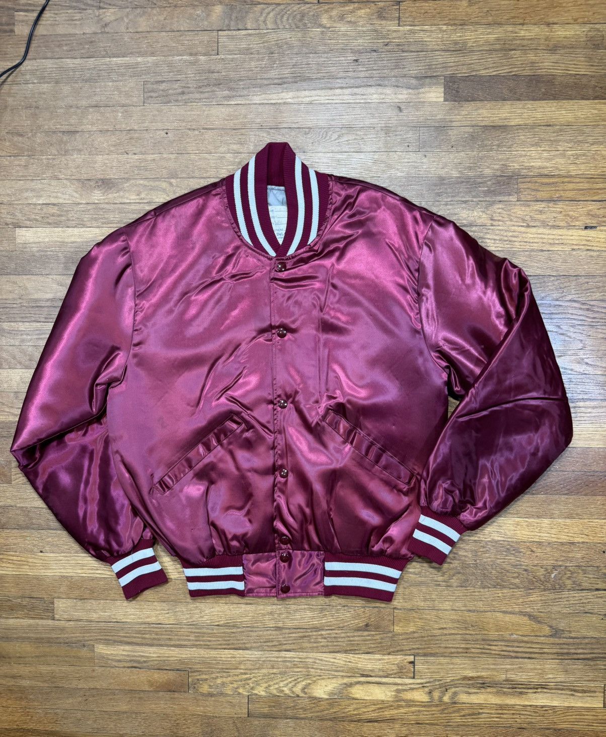 Vintage Vintage House of Imports Satin Jacket Size US M / EU 48-50 / 2 - 2 Thumbnail