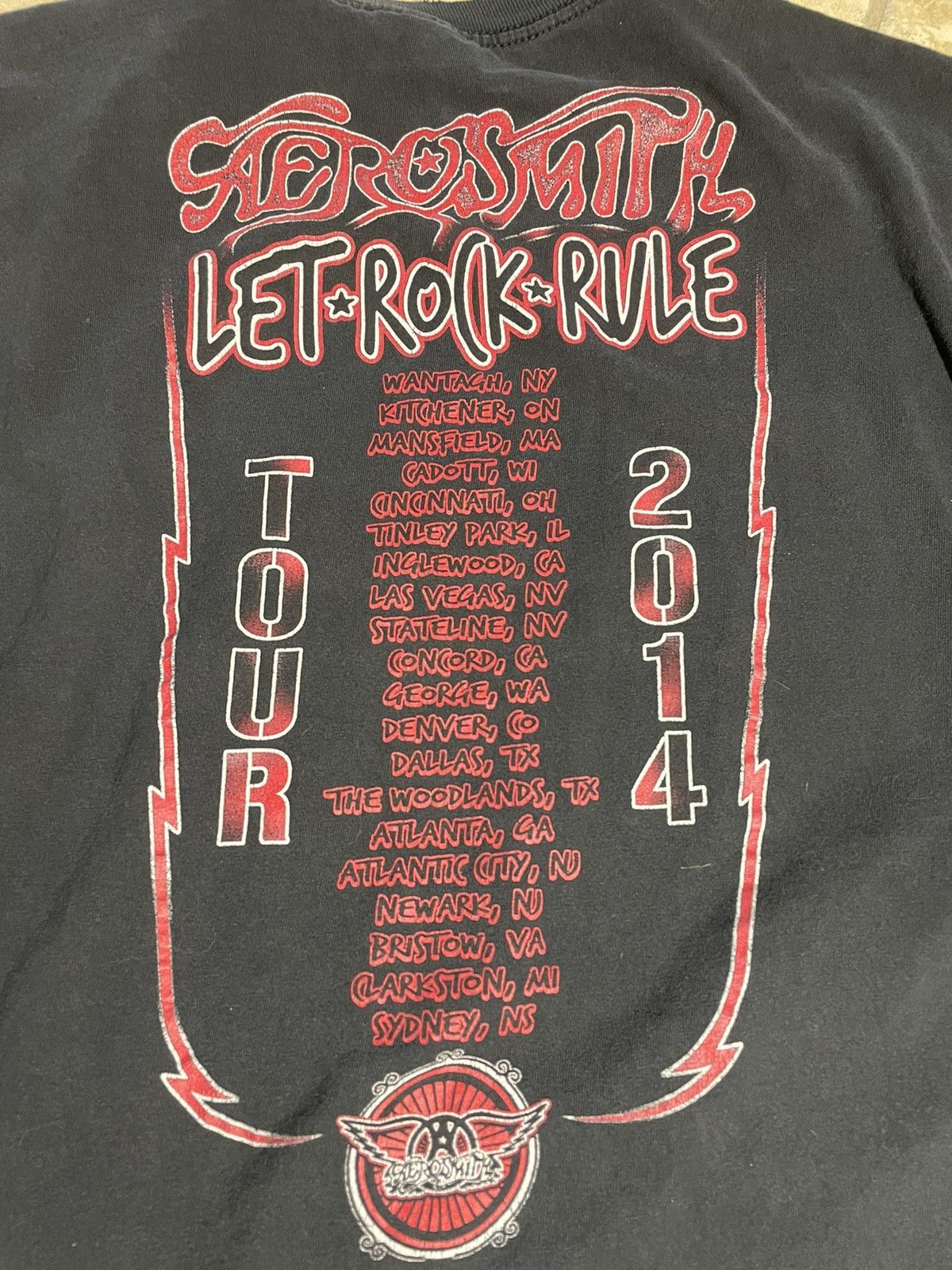 Vintage Aerosmith t shirt Size US XL / EU 56 / 4 - 4 Thumbnail