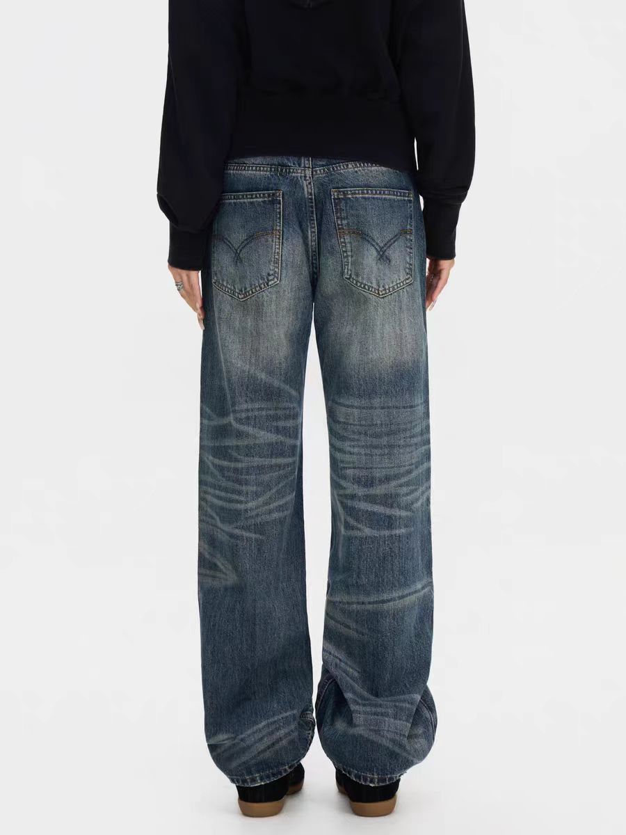 Jean Loose-fitting blue wide-leg jeans Size US 34 / EU 50 - 3 Thumbnail