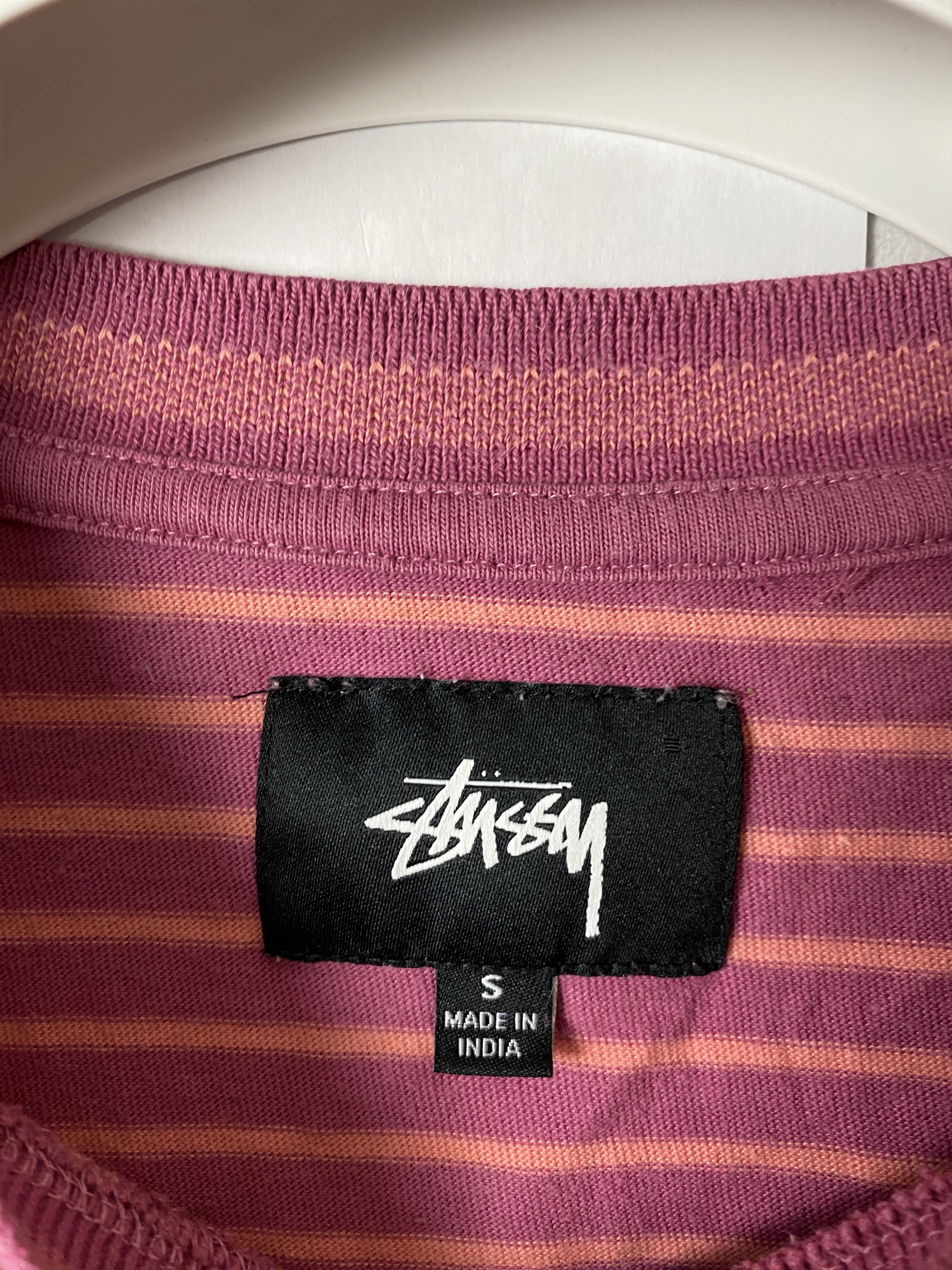 Stussy Stussy striped t-shirt tee skate rap hip hop Size US S / EU 44-46 / 1 - 3 Thumbnail