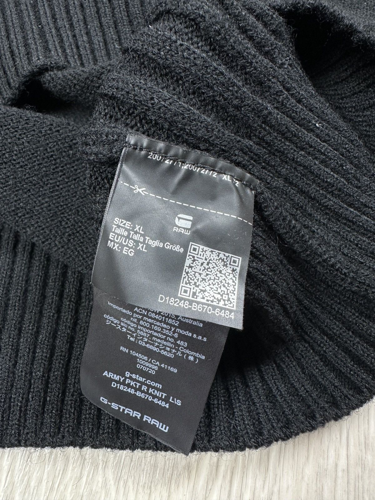 G-Star Raw G Star Wool Sweater Logo Pocket Y2K Style Size XL Size US XL / EU 56 / 4 - 8 Thumbnail