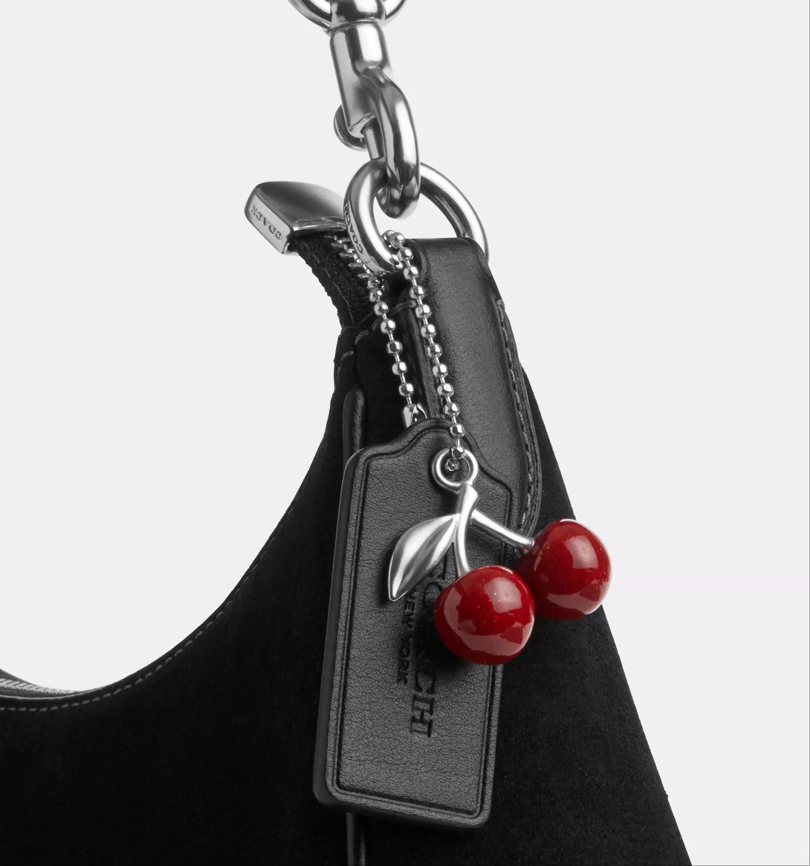 Coach NWT COACH Teri Hobo Bag With Cherry Charm CCZ88 🍒 Size ONE SIZE - 17 Thumbnail