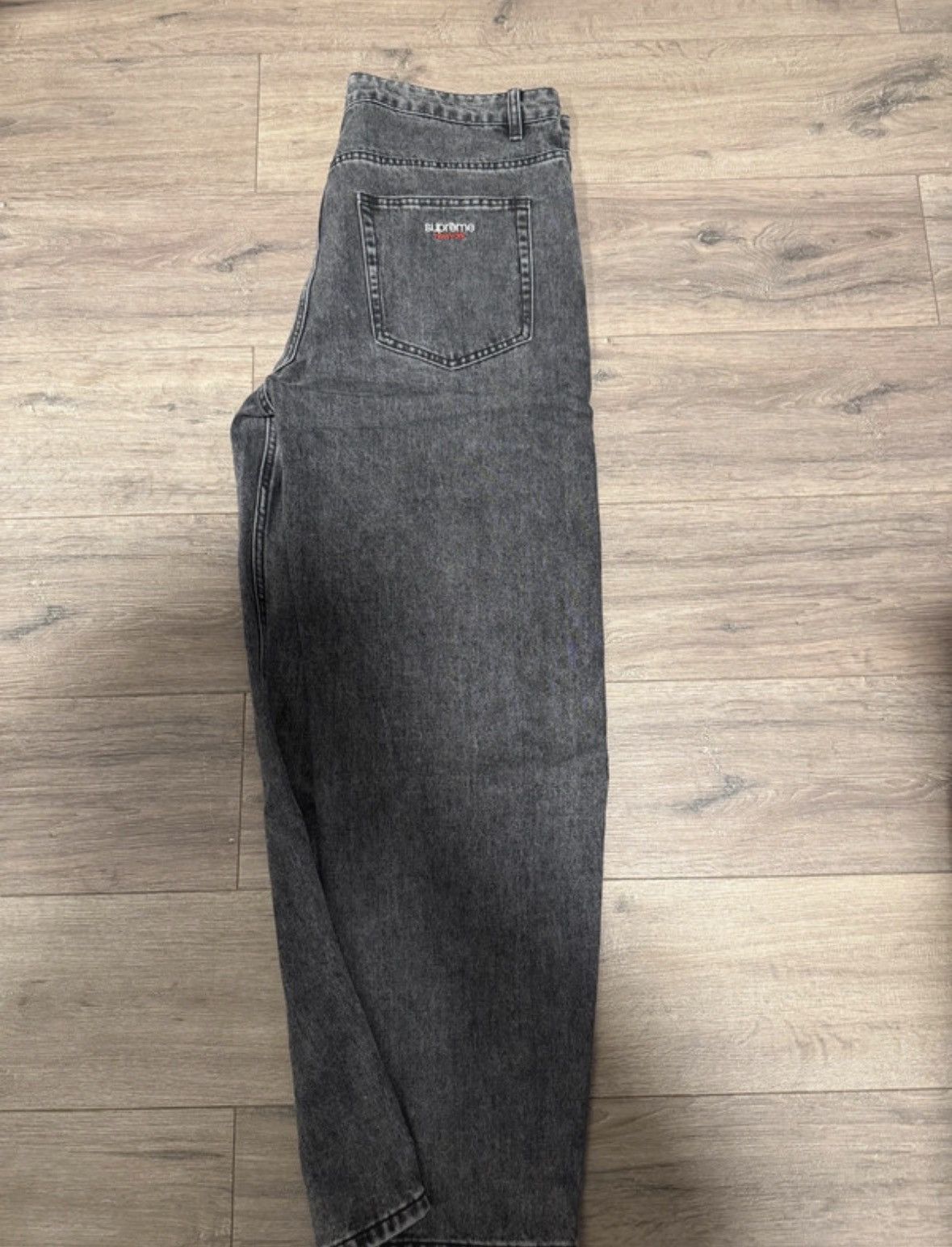 Supreme Supreme NY Baggy Denim Black Washed Size US 34 / EU 50 - 1 Thumbnail