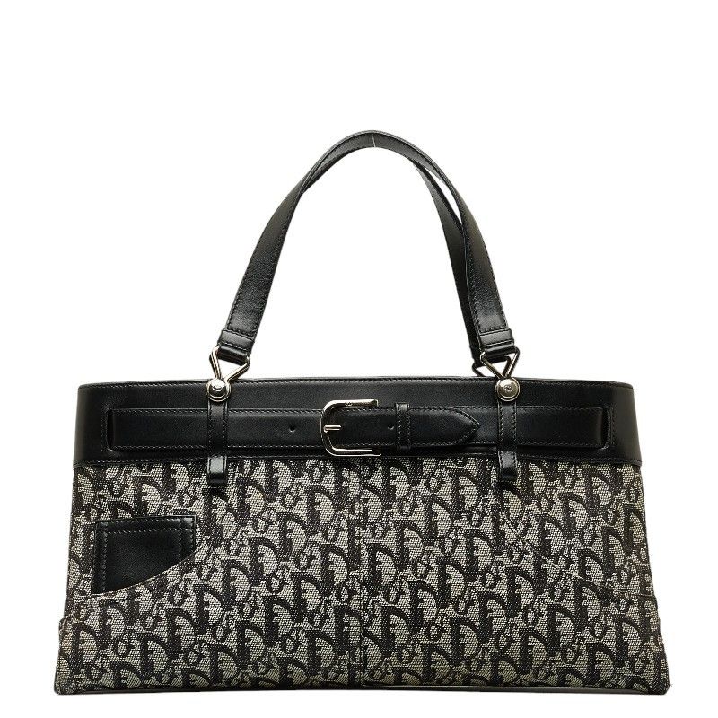 image of Dior Oblique Jean Pocket Handbag in Black, Men's