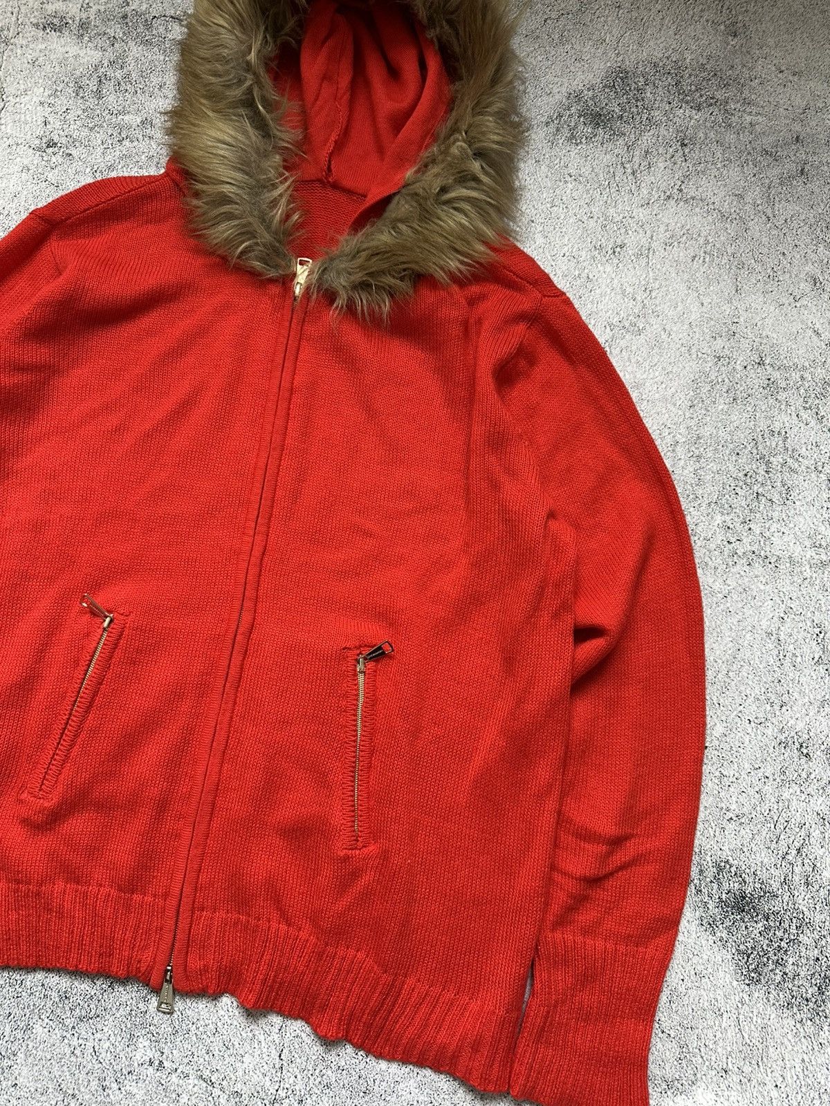 Japanese Brand Faux Fur Zip Hoodie If Was Six Nine Style Women's Orange Size L / US 10 / IT 46 - 6 Thumbnail