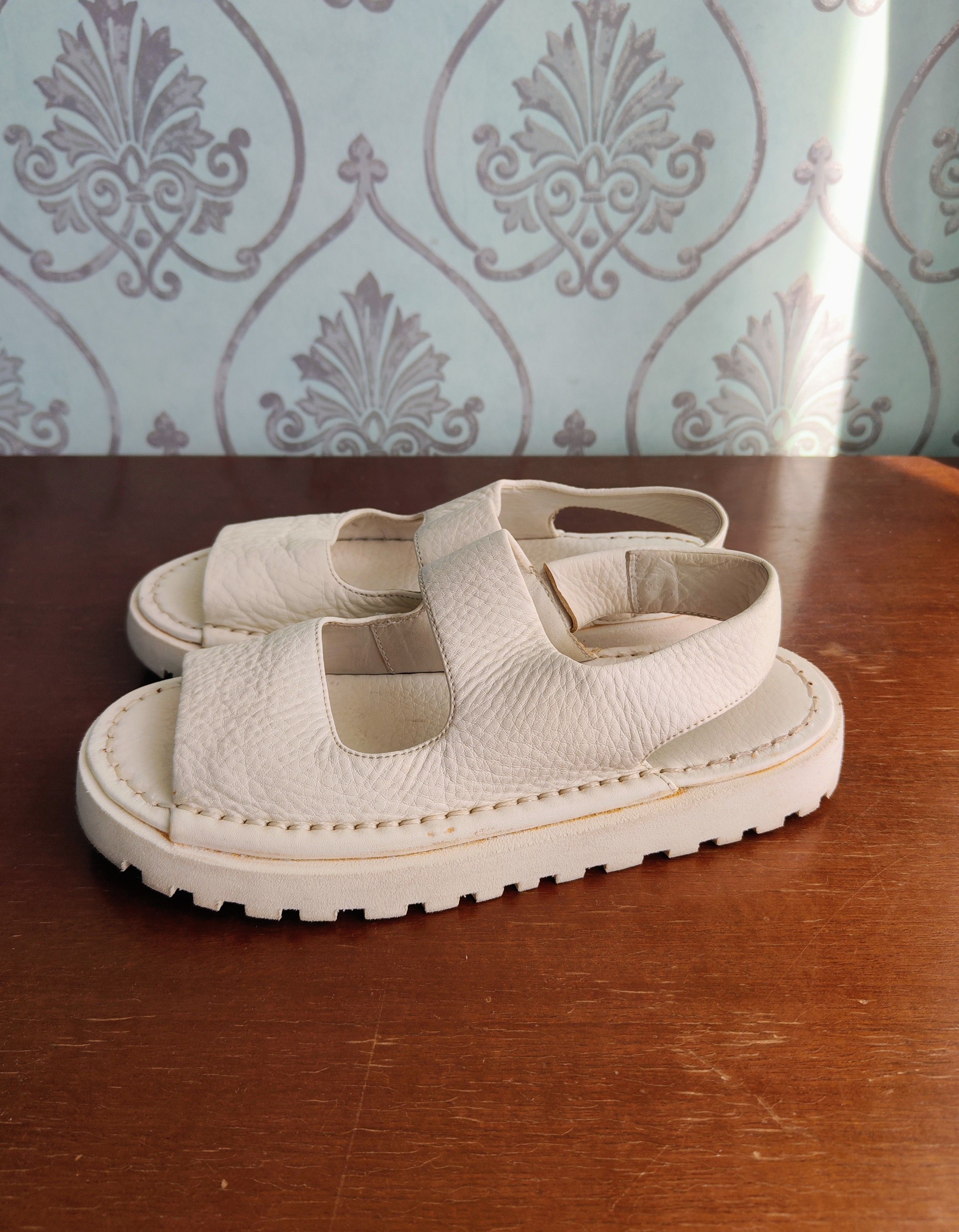 Marsell Sanpomice optical white sandal.Like Marni or Guidi Size US 5 / IT 35 - 5 Thumbnail