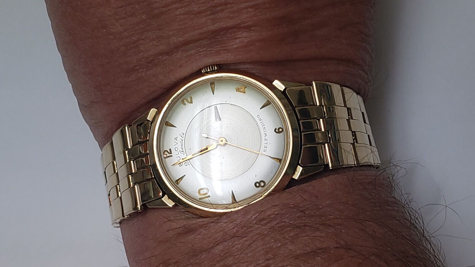 Bulova Antique Bulova 14k Gold Watch Bracelet Self winding,69gr Size ONE SIZE - 3 Thumbnail