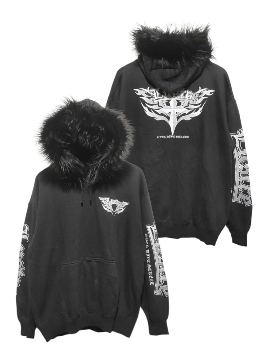 14th Addiction Lustre Cross Fur Hoodie LGB IfSixWasNine style Size US L / EU 52-54 / 3 - 2 Thumbnail