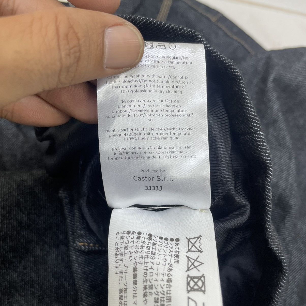 Other Italian Designer Mantu Crop Denim Jacket Size M / US 6-8 / IT 42-44 - 8 Thumbnail