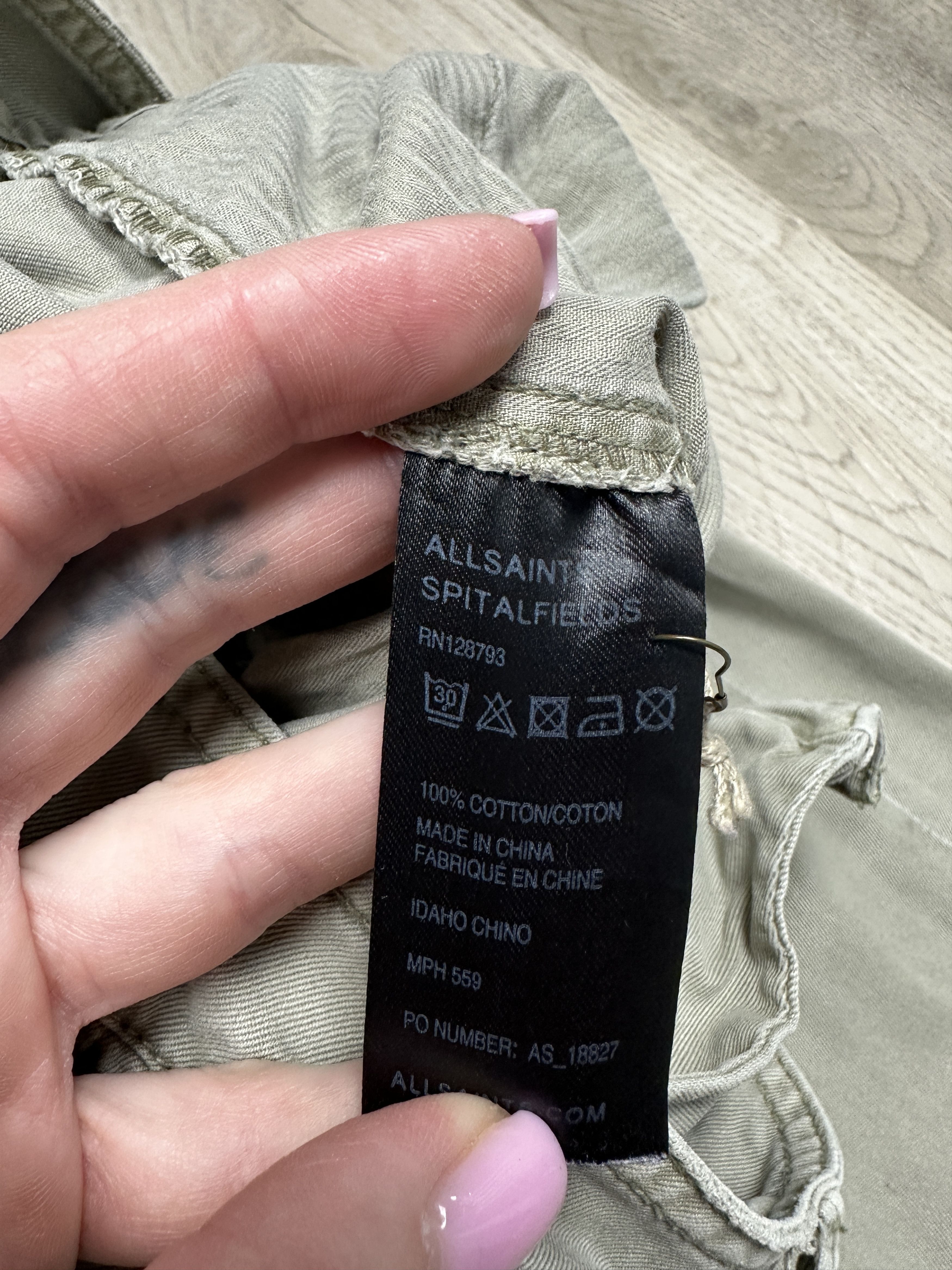 Allsaints × Vintage Allsaints Vintage Mens Idaho Chino Pants Size US 32 / EU 48 - 4 Thumbnail