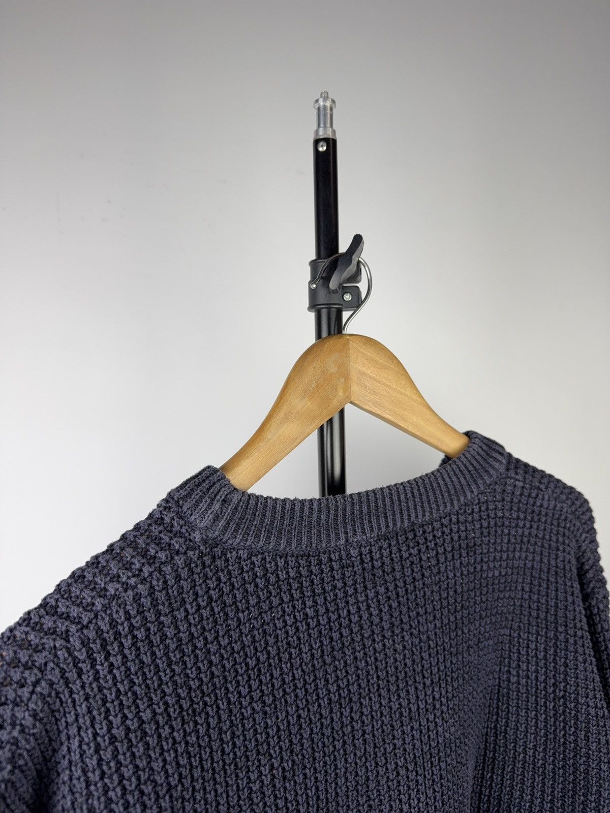 G-Star Vintage 00s Avant Garde G-Star Raw Heavy Knit Sweater Navy Size US L / EU 52-54 / 3 - 11 Thumbnail
