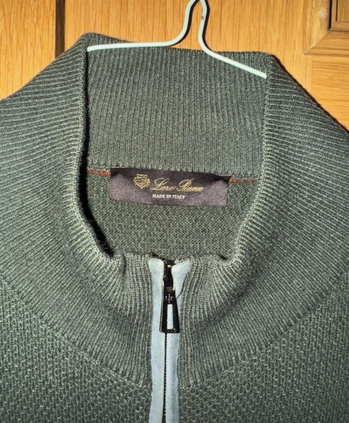 Loro Piana Loro Piana full-zip cashmere cardigan green 54 Size US L / EU 52-54 / 3 - 2 Thumbnail