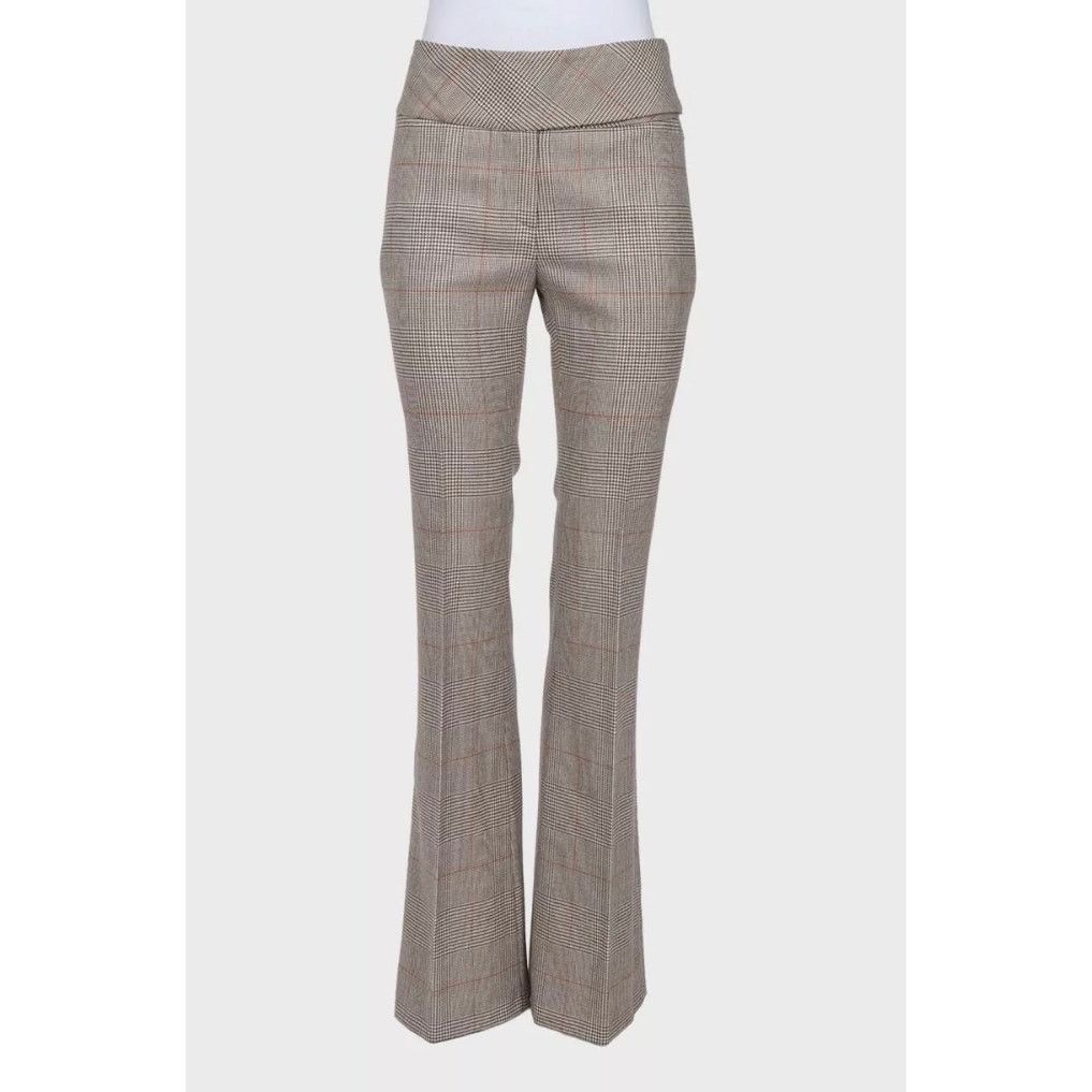 Gianfranco Ferre Gianfranco Ferre Chic Beige Wool Checked Suit - IT38/XS Size XS / US 0-2 / IT 36-38 - 4 Thumbnail