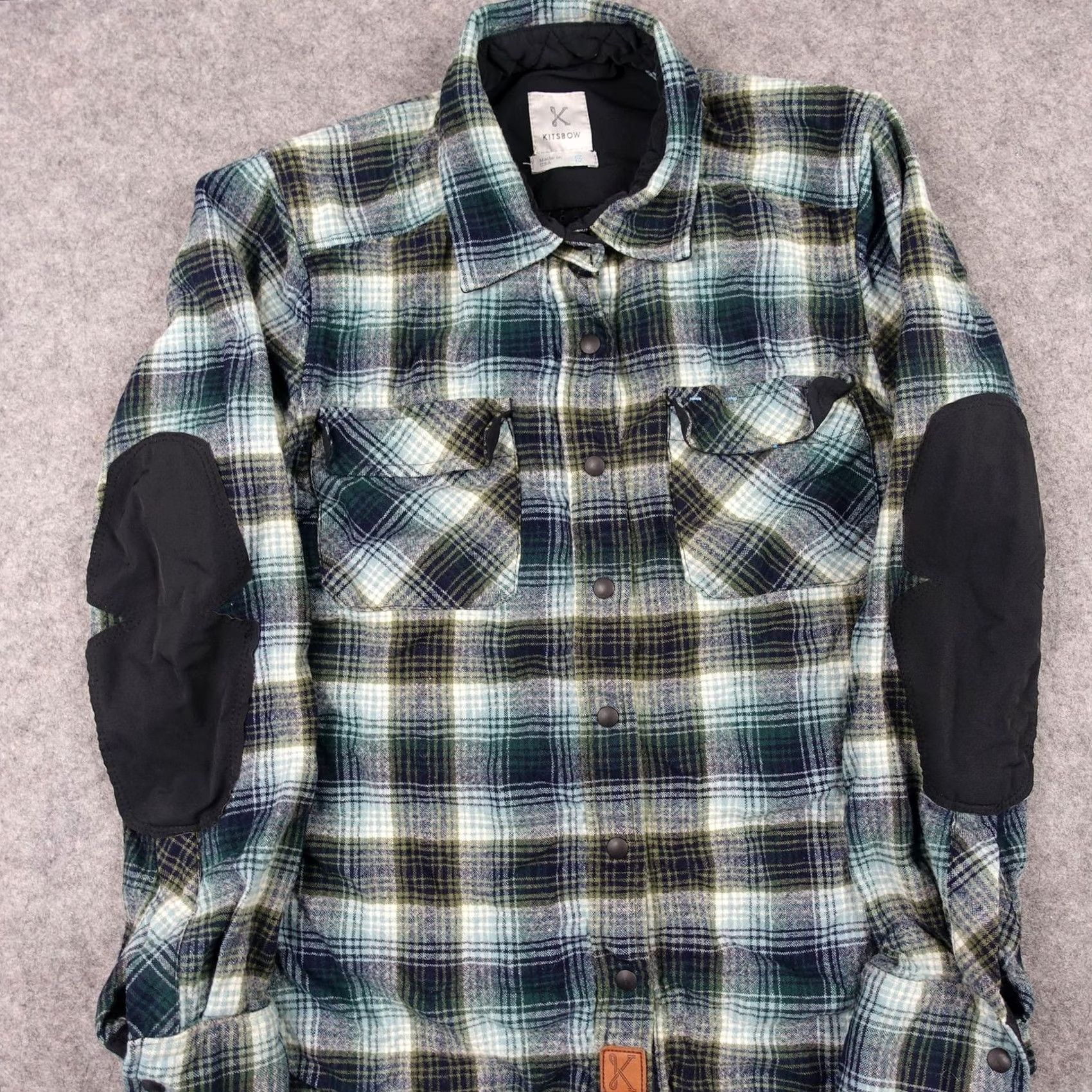 Pendleton Kitsbow Shirt Mens XS Black Pendleton Plaid Wool Snap Front Flannel Button-Up with Pockets Size US XS / EU 42 / 0 - 6 Thumbnail