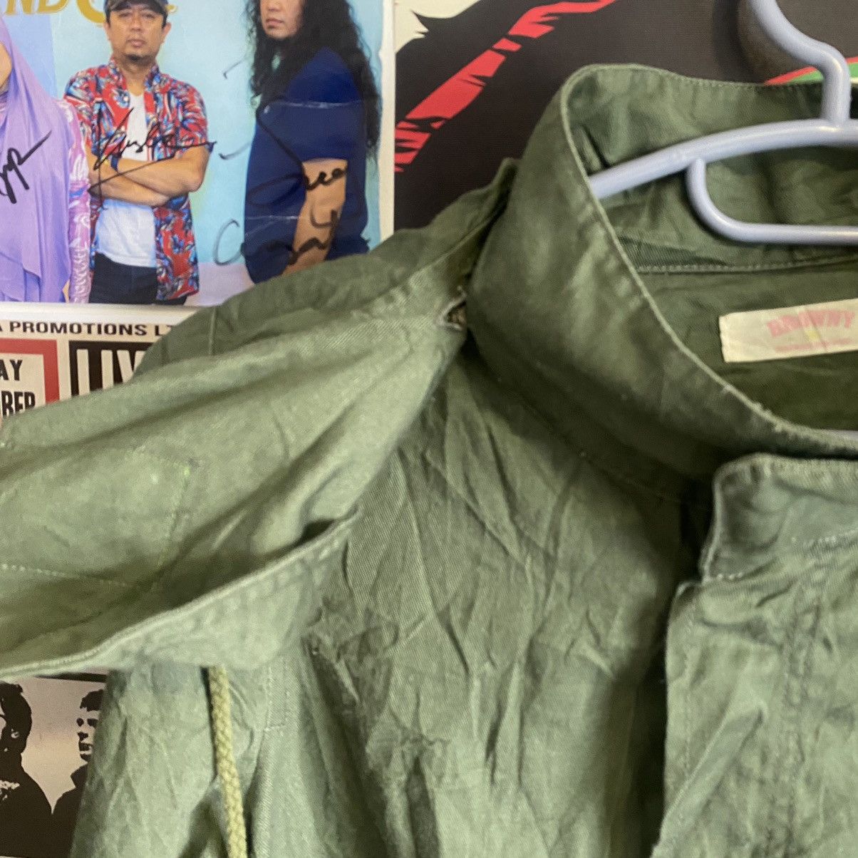 Vintage Vintage Browny Army Green Detachable Hoodie Jacket Size US S / EU 44-46 / 1 - 5 Thumbnail