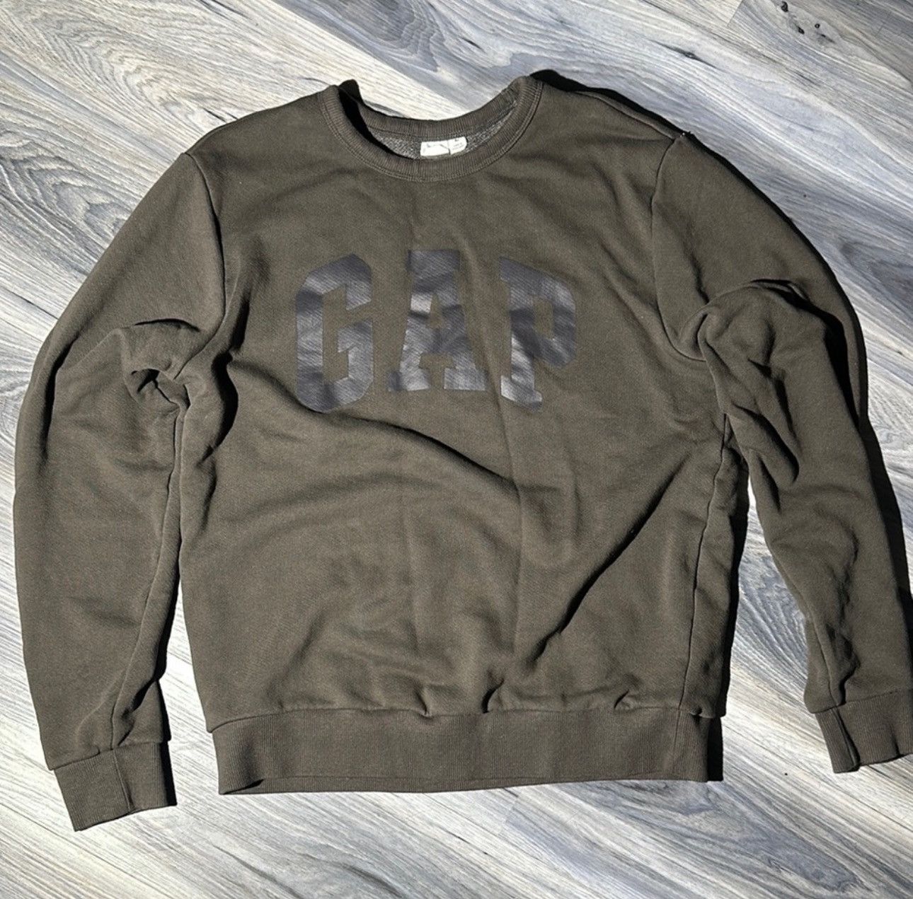 Gap Gap olive green crewneck sweatshirt Size US M / EU 48-50 / 2 - 1 Thumbnail