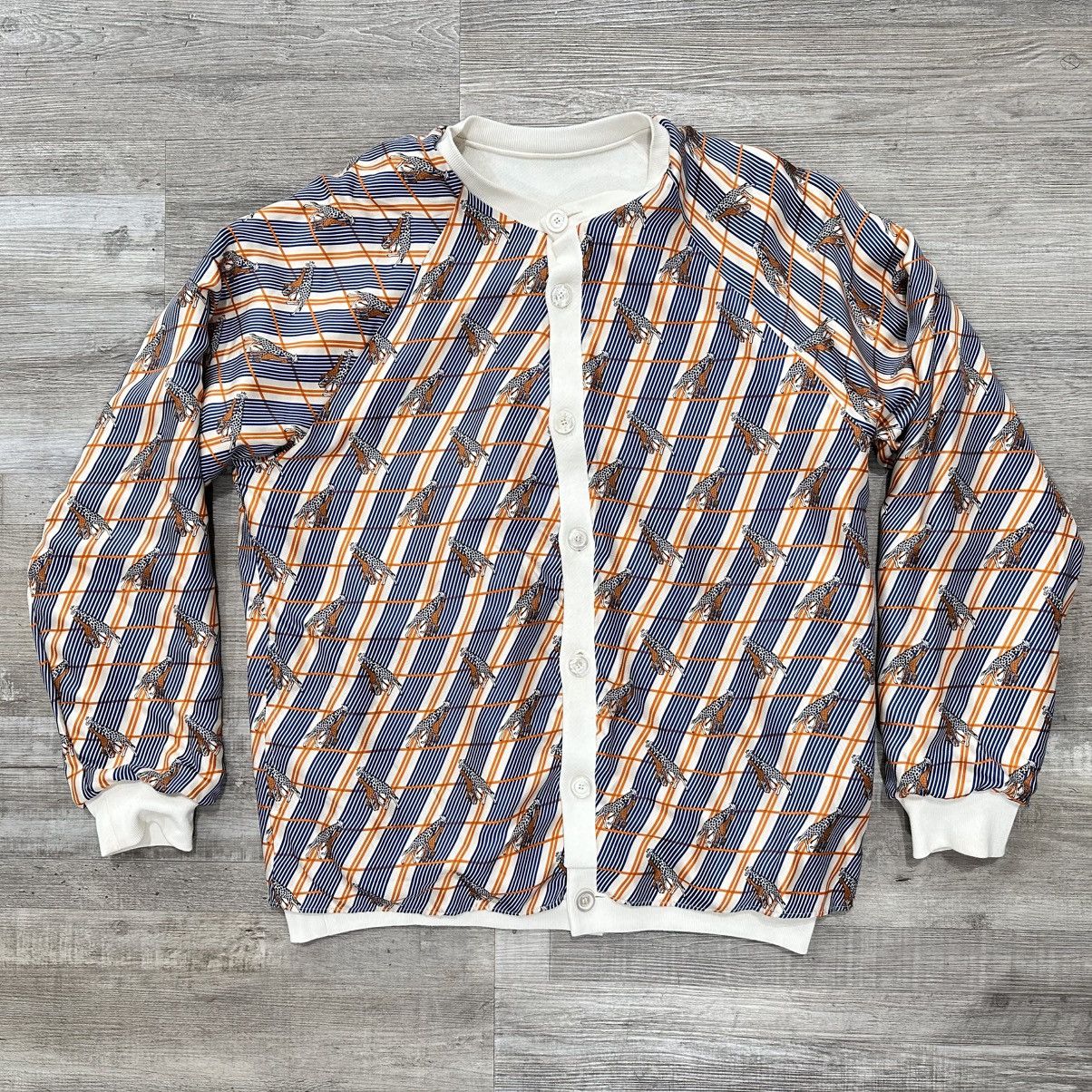 Gucci GUCCI REVERSIBLE GIRAFFE TENNIS EMBROIDERED CARDIGAN SIZE M Size M / US 6-8 / IT 42-44 - 6 Thumbnail