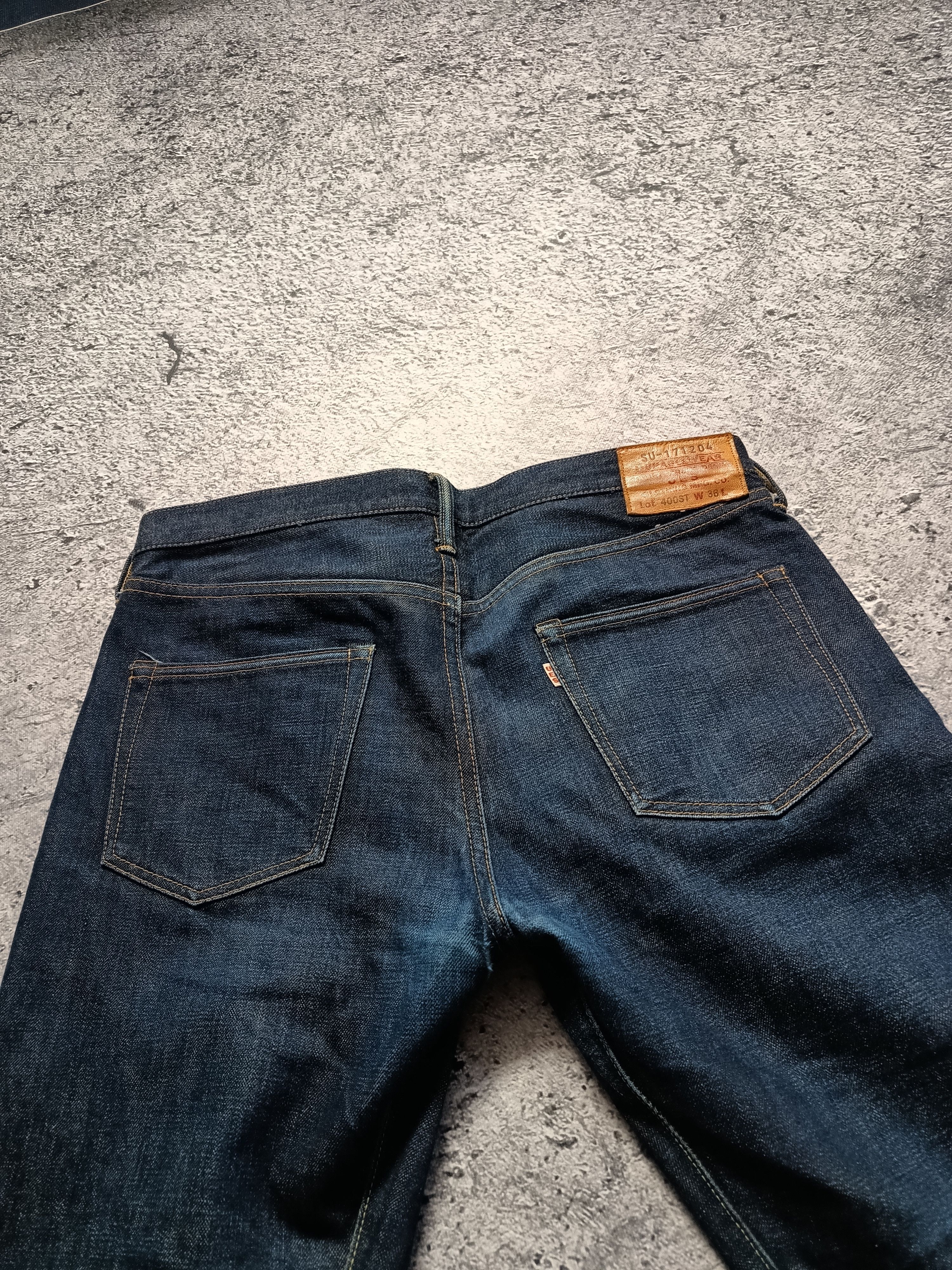 UES Clothing × UES Japan UES 400ST Japanese Selvedge Denim Jeans Made in Japan Size US 36 / EU 52 - 8 Thumbnail