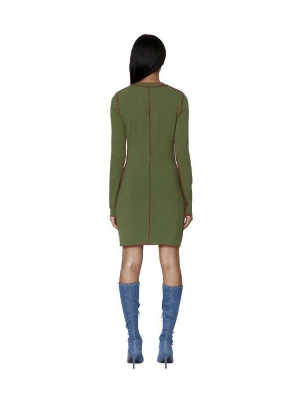 Diesel Diesel D-Tinest Dress Green ( S ) Size S / US 4 / IT 40 - 2 Thumbnail