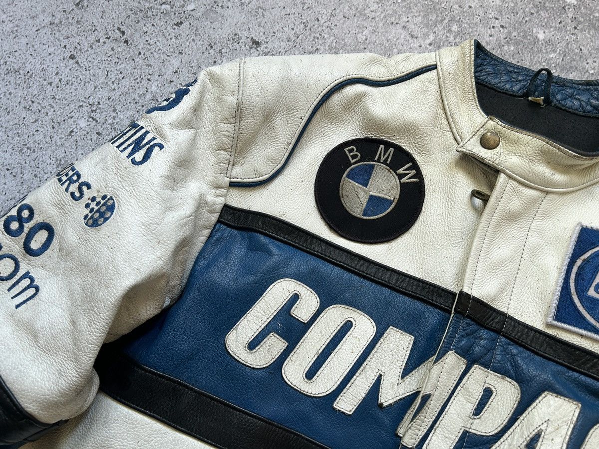 BMW × NASCAR BMW Compaq leather jacket 90s Size US M / EU 48-50 / 2 - 5 Thumbnail