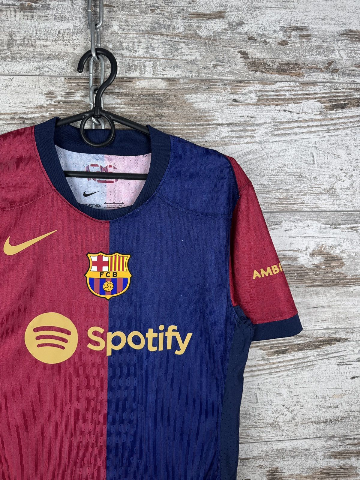 Nike Mens Nike FC Barcelona soccer jersey T-shirt tee training Size US M / EU 48-50 / 2 - 4 Thumbnail