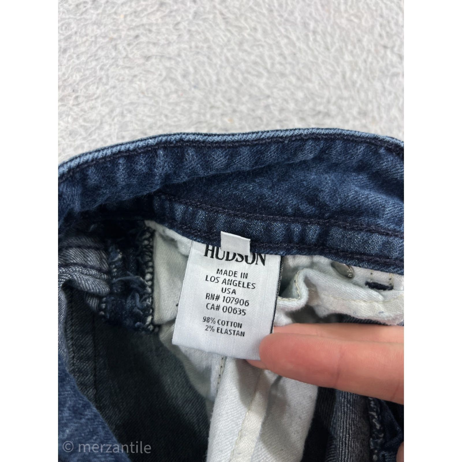 Hudson Hudson Jeans Womens Blue Denim Cotton Blend Stretch 24 Pockets 5-Pocket Design Regular Rise Inseam 27.5 Inseam Size 42" / US 20 - 5 Thumbnail