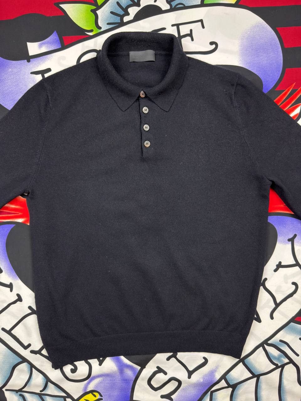 Iris von Arnim Iris Von Arnim Luxury Uomo Cashmere Sweater Navy Jumper Size US S / EU 44-46 / 1 - 2 Thumbnail