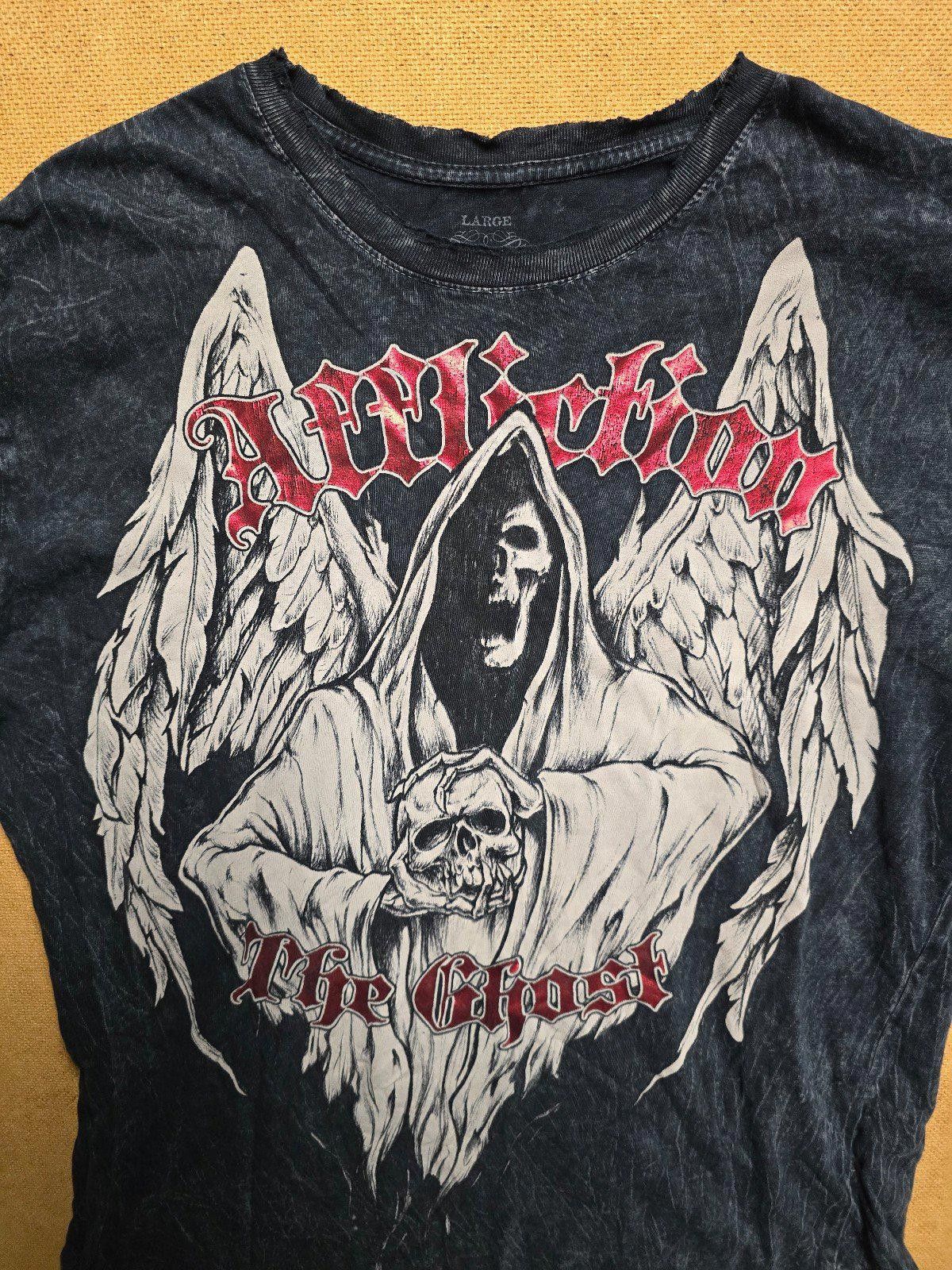 Affliction Vintage Y2k Affliction Kelly "The Ghost" Pavlik Cyber L Size US L / EU 52-54 / 3 - 3 Thumbnail