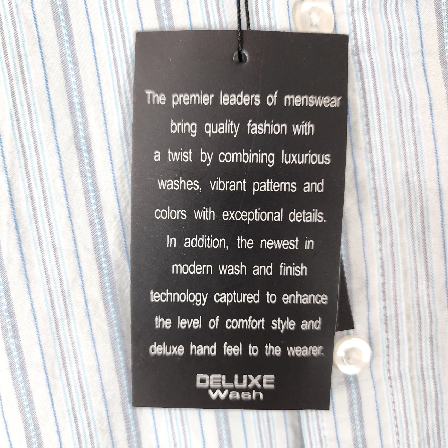 Vintage Linea Dome Shirt Men 2XL Blue Striped Long Sleeve Button-Up Shirt Mens Size US XXL / EU 58 / 5 - 5 Thumbnail