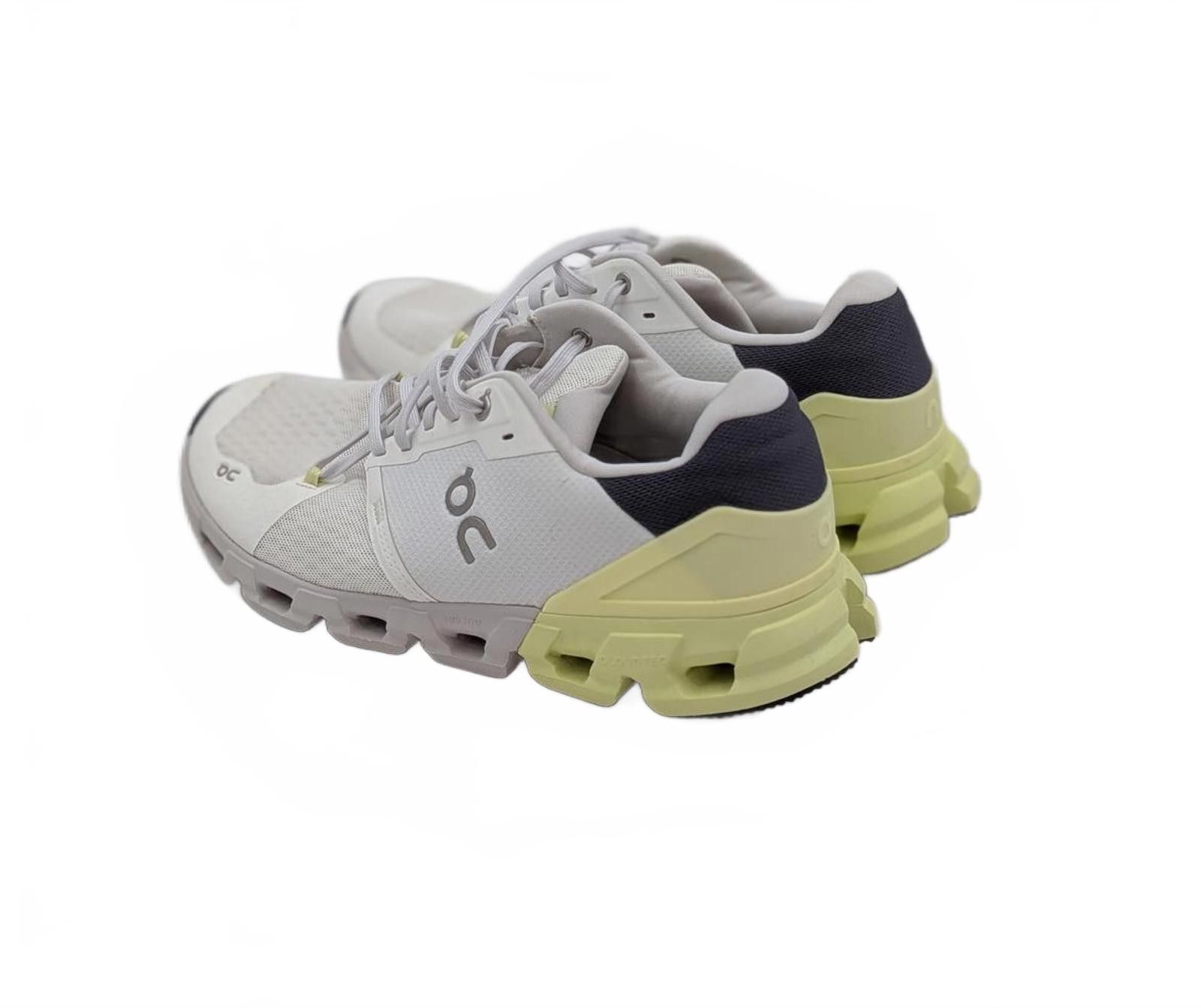 Other On Running On Cloud Flyer Men's Sport Shoes - White Yellow Size US 11 / EU 44 - 1 Thumbnail